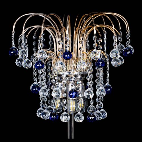 Торшер Акация шар синий в Кирове Гусь Хрустальный