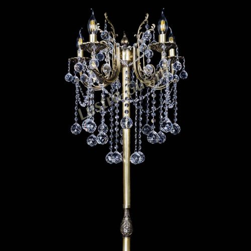 Бронзовый торшер Матильда №2 шар в Кирове Гусь Хрустальный