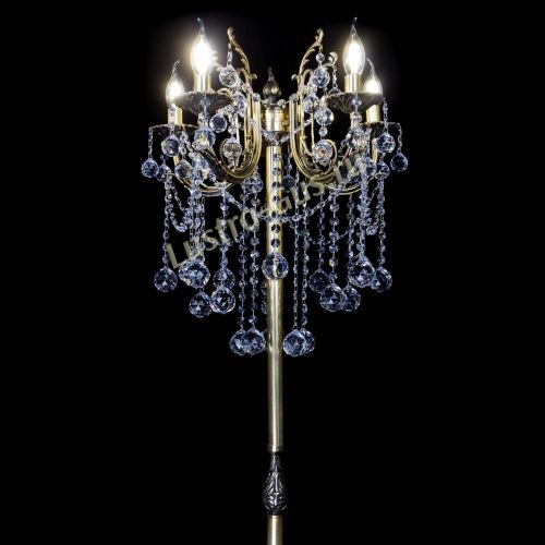 Бронзовый торшер Матильда №2 шар в Кирове Гусь Хрустальный