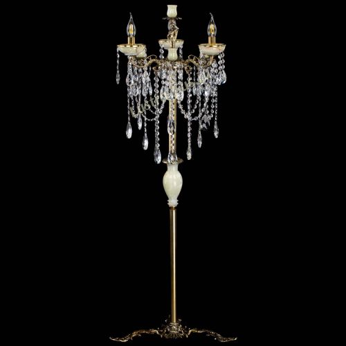 Торшер бронзовый Оникс №3/2 журавлик в Кирове Гусь Хрустальный