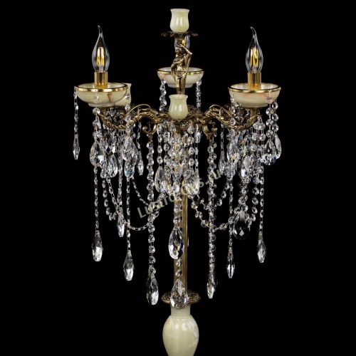 Торшер бронзовый Оникс №3/2 журавлик в Кирове Гусь Хрустальный