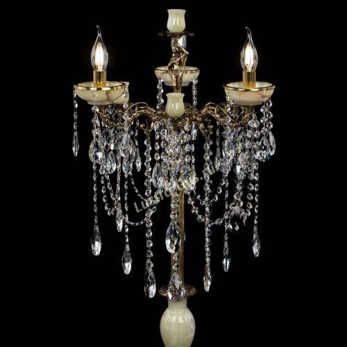 Торшер бронзовый Оникс №3/2 журавлик в Кирове Гусь Хрустальный