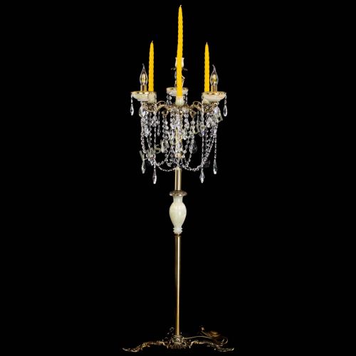 Торшер бронзовый Оникс №3 лучик в Кирове Гусь Хрустальный