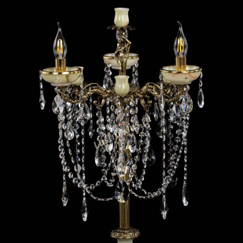 Торшер бронзовый Оникс №3 лучик в Кирове Гусь Хрустальный