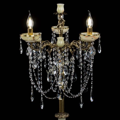 Торшер бронзовый Оникс №3 лучик в Кирове Гусь Хрустальный