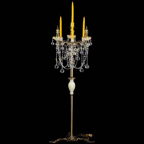 Торшер бронзовый Оникс №3 шар в Кирове Гусь Хрустальный