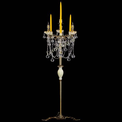 Торшер бронзовый Оникс №3 шар в Кирове Гусь Хрустальный