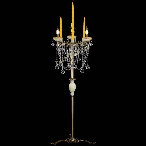 Торшер бронзовый Оникс №3 шар в Кирове Гусь Хрустальный