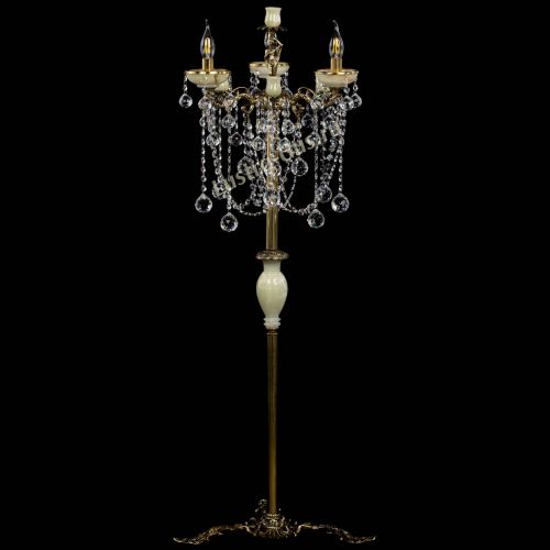 Торшер бронзовый Оникс №3 шар в Кирове Гусь Хрустальный