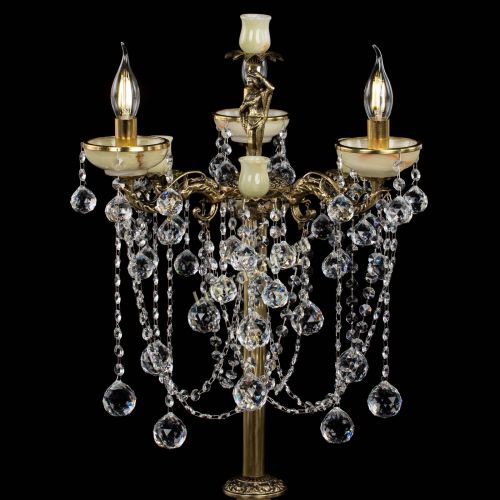 Торшер бронзовый Оникс №3 шар в Кирове Гусь Хрустальный