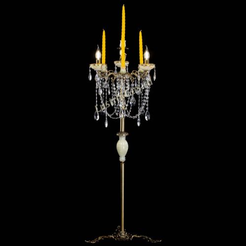 Торшер бронзовый Оникс №3 журавлик в Кирове Гусь Хрустальный