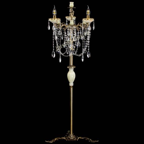 Торшер бронзовый Оникс №3 журавлик в Кирове Гусь Хрустальный