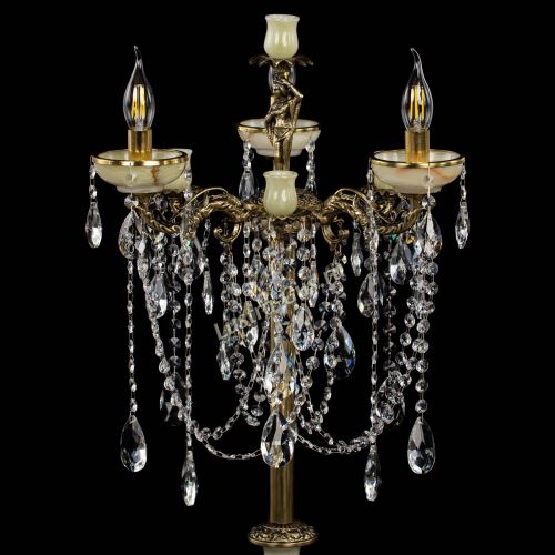 Торшер бронзовый Оникс №3 журавлик в Кирове Гусь Хрустальный