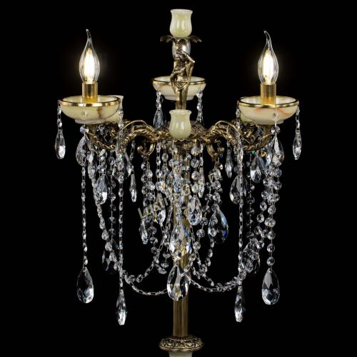 Торшер бронзовый Оникс №3 журавлик в Кирове Гусь Хрустальный