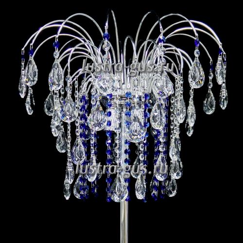 Торшер Каскад кулон короткий цветной в Кирове Гусь Хрустальный