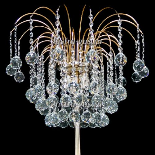 Торшер Каскад шар 40 короткий в Кирове Гусь Хрустальный