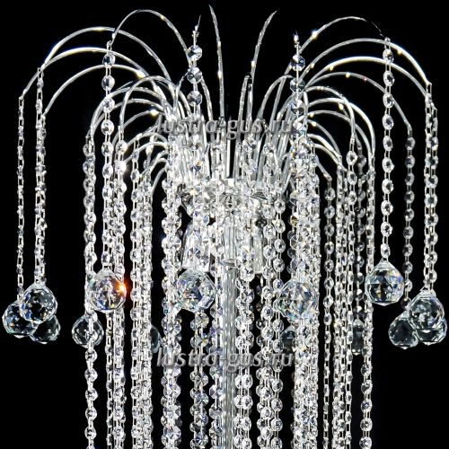 Торшер Каскад средний в Кирове Гусь Хрустальный