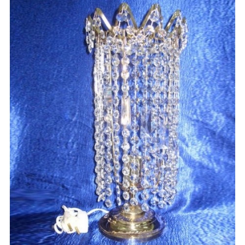 Лампа настольная Элит Ёлочка прозрачная в Кирове Гусь Хрустальный